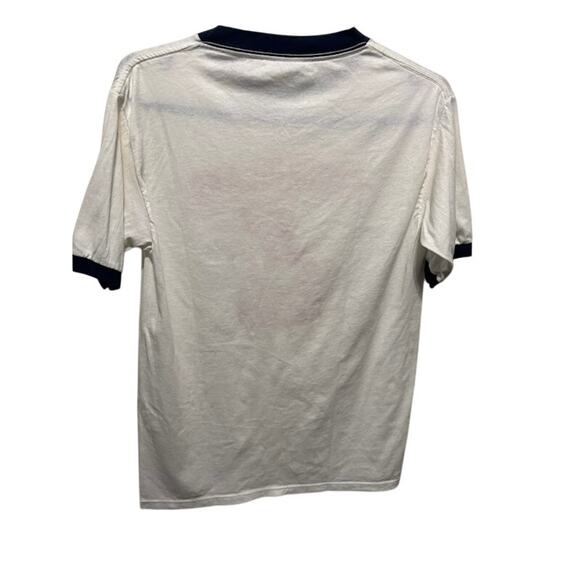 VTG 70s 90s Sportswear Rhode Island Running Ringer T-Shirt Large Single Stitch - Picture 7 of 8